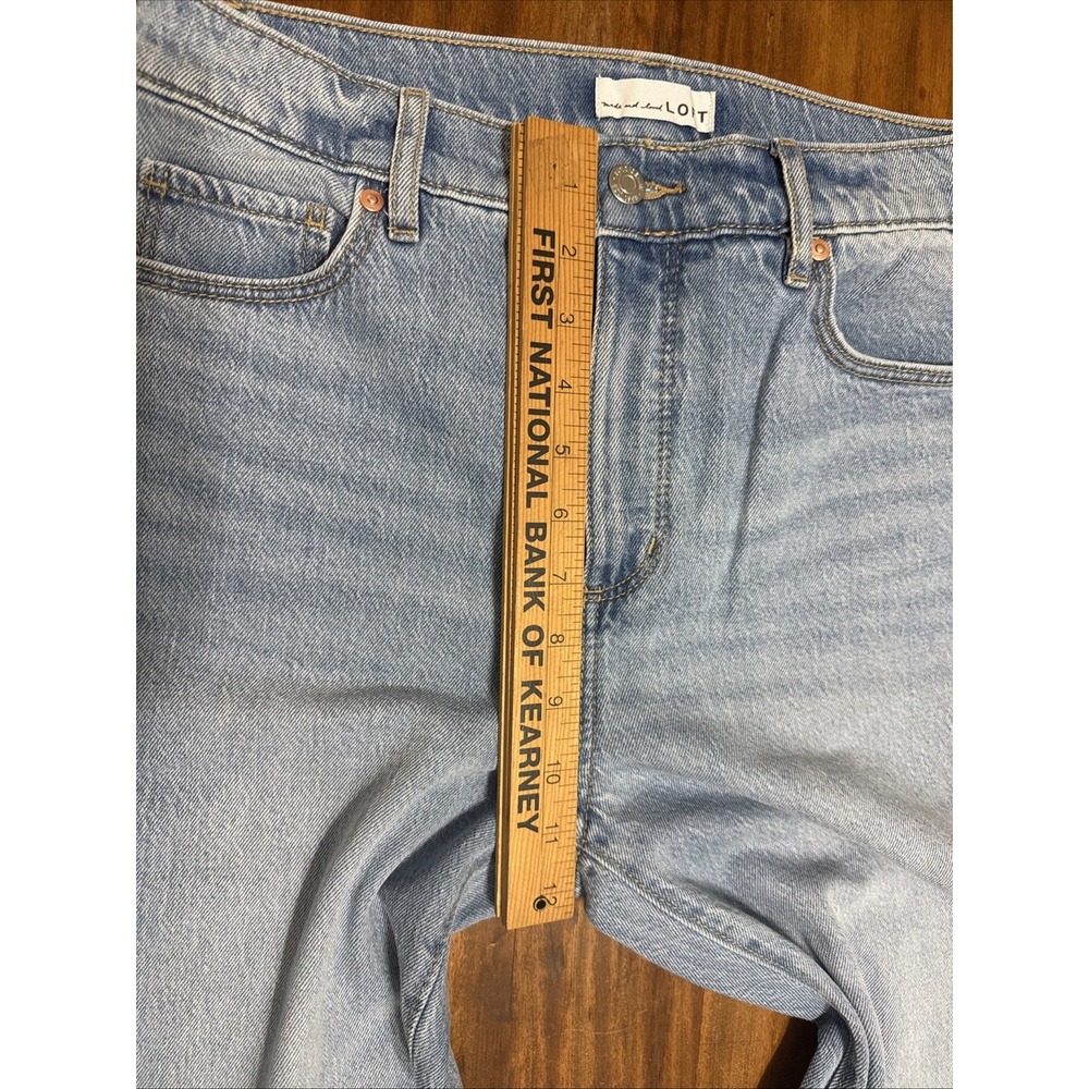 Ann Taylor LOFT The Wide Leg High Waist Jeans Size 2 Wide Leg Raw Cuff - Picture 7 of 9